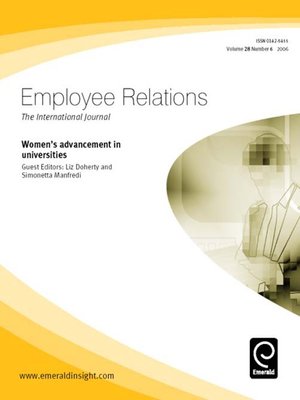 cover image of Employee Relations, Volume 28, Issue 6